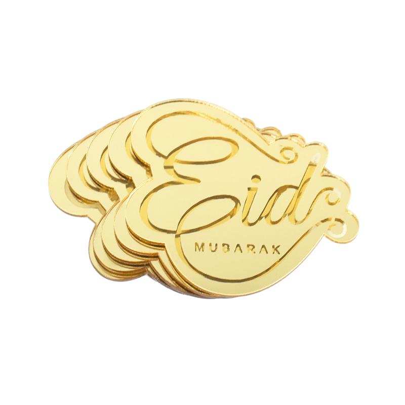 5/10 STÜCKE Eid Mubarak Kuchenaufsatz Gold Acryl Cupcake Topper Ramadan Kareem Backwerkzeuge Islamische Muslimische Party Kuchendekorationen