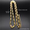 Y2K Minimalism Spring Shaped Link Chain Necklace for Women Men Stainless Steel Gold Color Cool Stylish Punk Rock Jewelry Collar