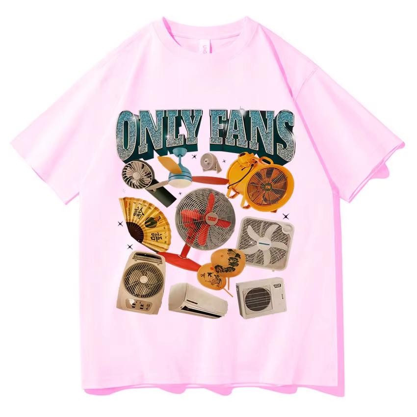 Funny OnlyFans Meme Aesthetic T Shirt Unisexs Women Harajuku Clothing Teenagers Short Sleeve Tshirt Pure Cotton Y2k Clothes Unisex