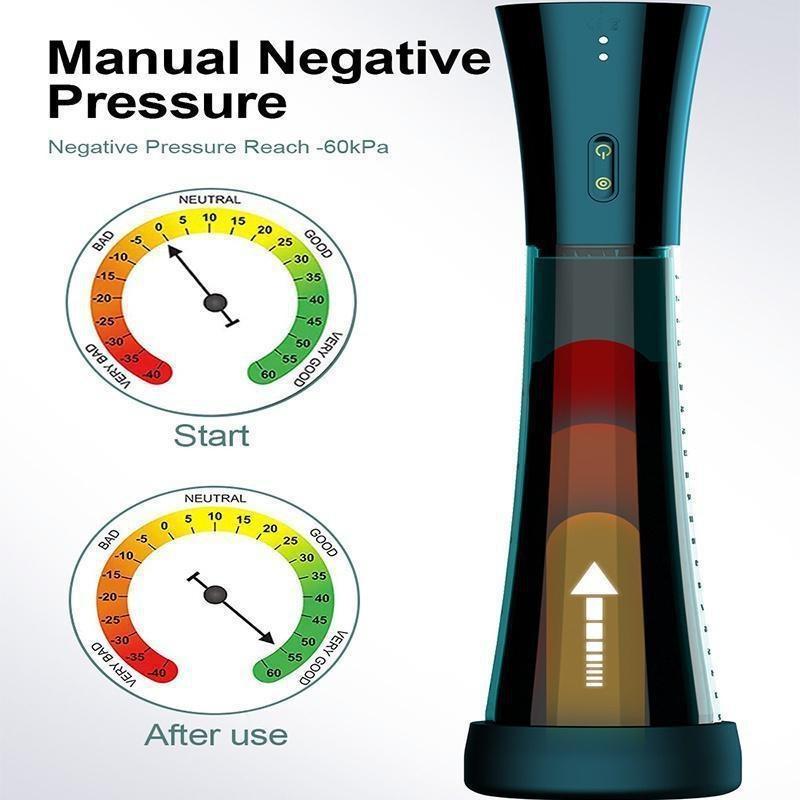 QQs Male Vacuum Penis Pump Sucking Masturbator Male Penis Enlarge Extend Training Enlargement Masturbators Delayed Ejaculation Sex Toys for Men Bullet