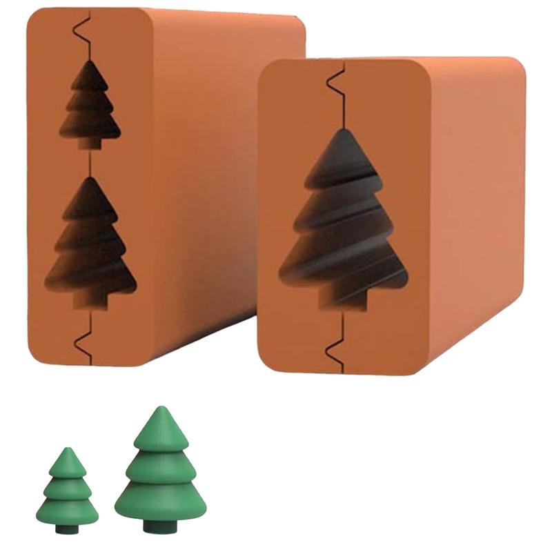 

Good-Christmas Tree Roller Clay Tools, DIY Xmas Shaped Polymer Clay Bead Roller For Clay,Christmas Tree Mold Clay Making Tool коричневий