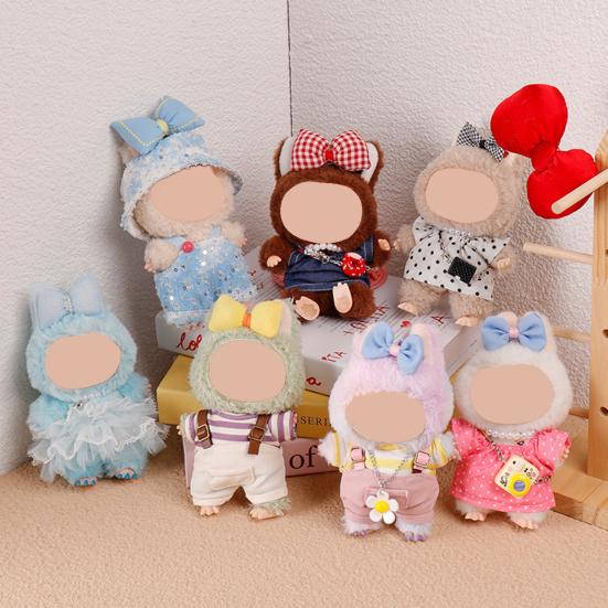 17cm Clothes Playtime Cowboy Overalls Set Doll Doll Clothing Accessories Gift