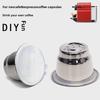 Nespresso-kompatible DIY-wiederverwendbare Kaffeekapsel aus Edelstahl