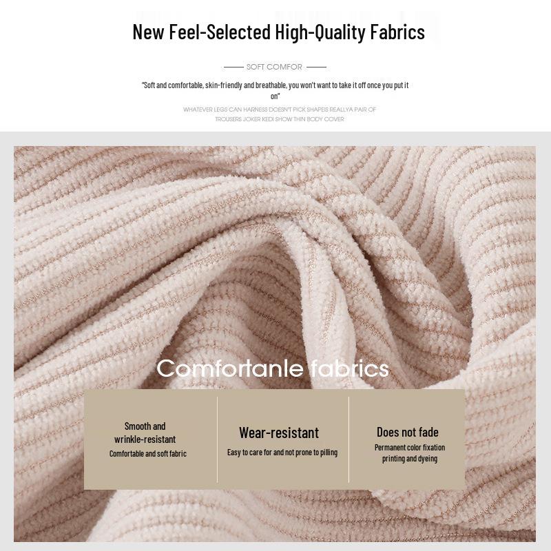 Women's High-Waisted Knit A-Line Midi Skirt, Spring/Autumn, Petite Pumpkin Umbrella Style