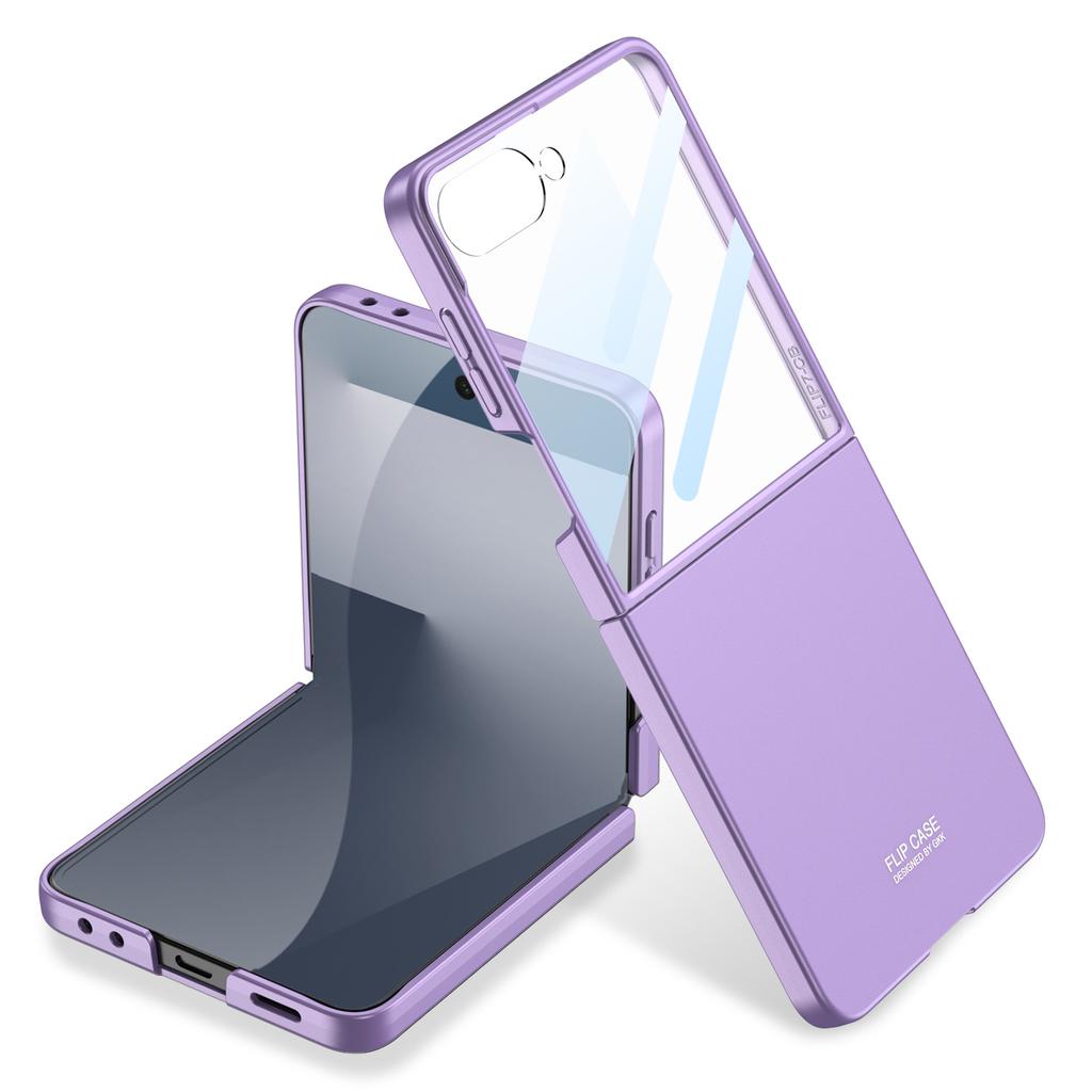 Samsung ZFlip7 Mobile Phone Case Folding Screen Ultra Thin Full Inclusive Protective Case Film Anti Fall Flip7 Protective Case Trend