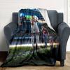 Star Player Kylian Mbappé Blanket Comfortable Great for Bedding Livingroom Picnics Four Seasons Universal Stylish Decor