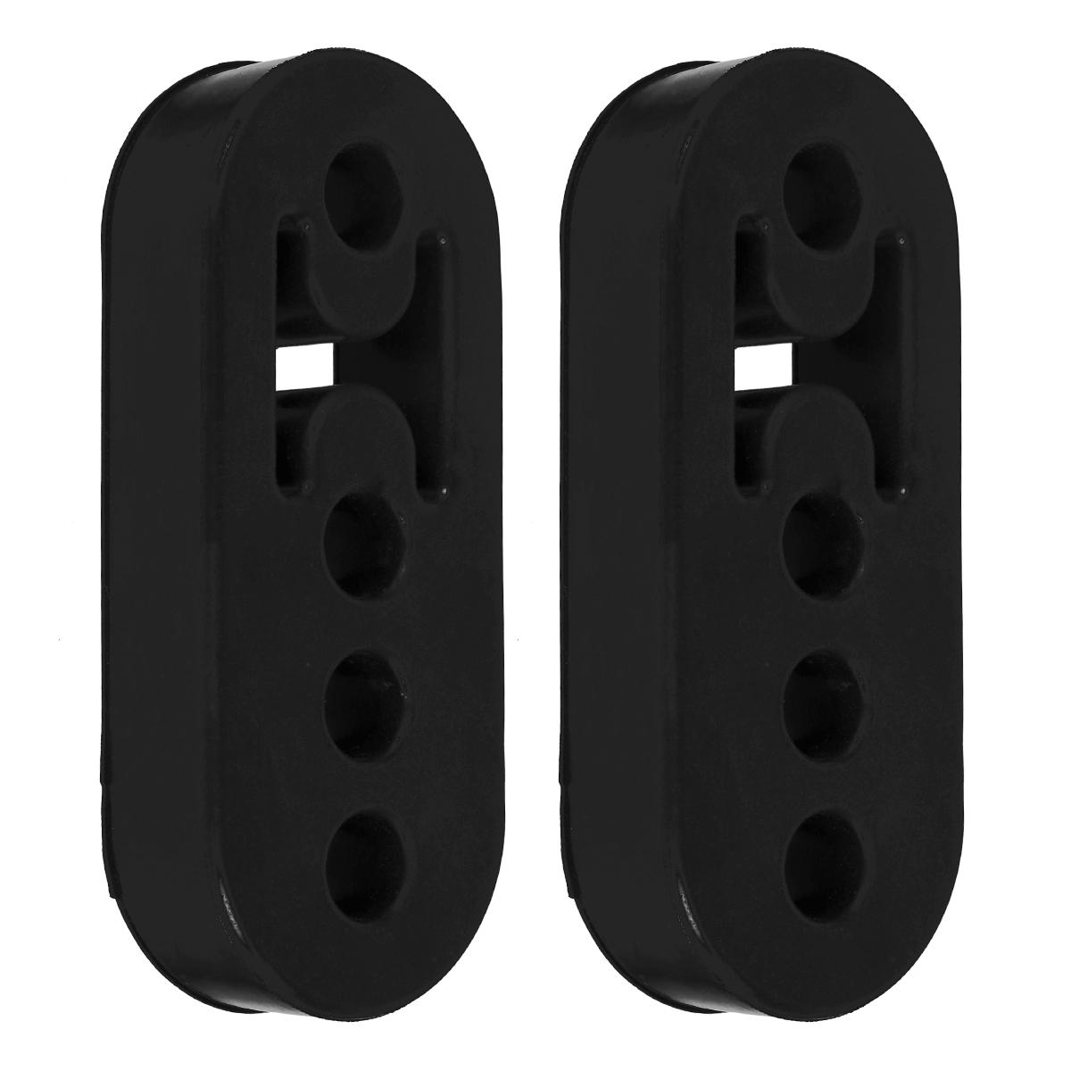 

4/2 шт. Подвески выхлопной системы Универсальные 4 отверстия Кронштейны крепления выхлопной системы автомобиля Задняя резиновая подвеска глушителя для защиты автомобильной системы