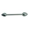 Stainless Steel Metal Sexy Masturbation Back Court Double-Headed Replaceable Anal and Vaginal Plug Adult Sex Health Care Products