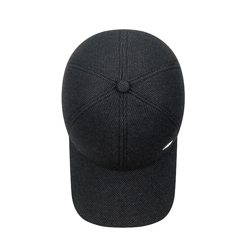 Mens Winter Warm Baseball Cap with Ear Flaps Windproof Dad Hat