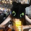 Cartoon Cute Toothless Beret for Women – Stylish Autumn/Winter Baby Hat for Fun Couple Photos