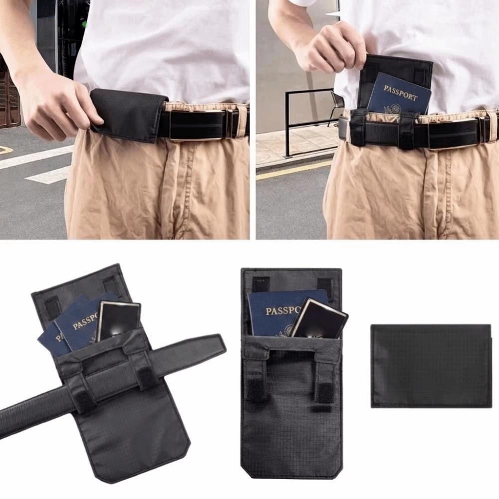 Hidden Compartment Men Belt Wallet Belt Wear Belt Waist Bag Small Mini Wallet Pouch Cash Holder