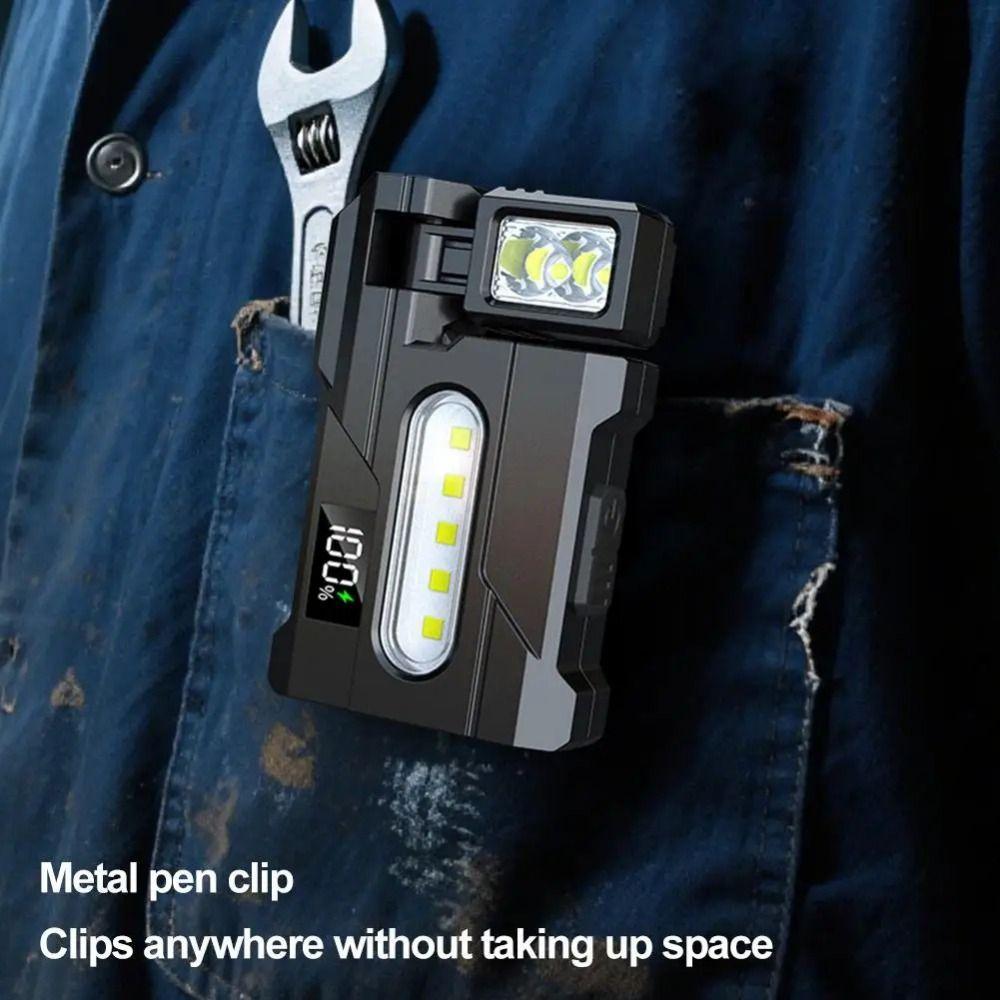 Water Resistant Pocket Camping Light Multi-functional LED Emergency Flashlight  Emergency Rescue