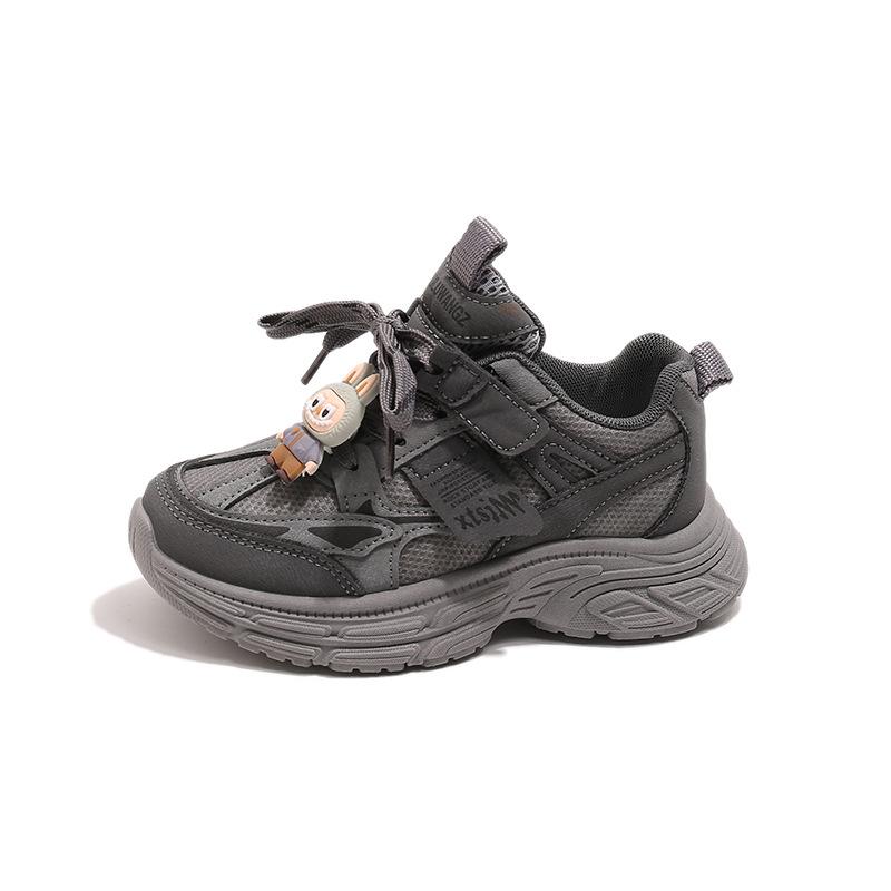 Children's Sports Shoes Mesh Girls' Dad Shoes 2025 New Spring and Autumn Breathable Casual Boys Running Shoes Cartoon