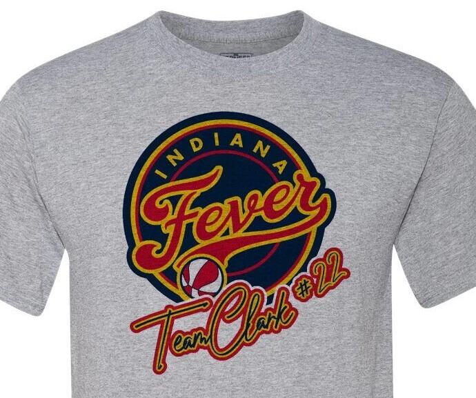 Team Clark 22 - Indiana Fever - Caitlin Clark - WNBA - Goat - Top Seller XL