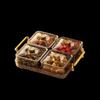 Chang Baosen Golden 4-Compartment Snack Tray
