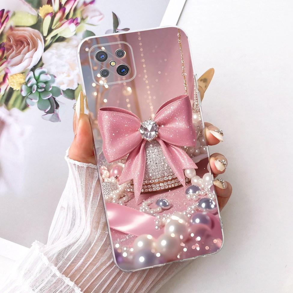 Clear For Oppo Reno 4Z 5G Case CPH2065 Cute Cat Fashion Butterfly Funny Painted Cover For Oppo Reno4 Z 5G Phone Casing
