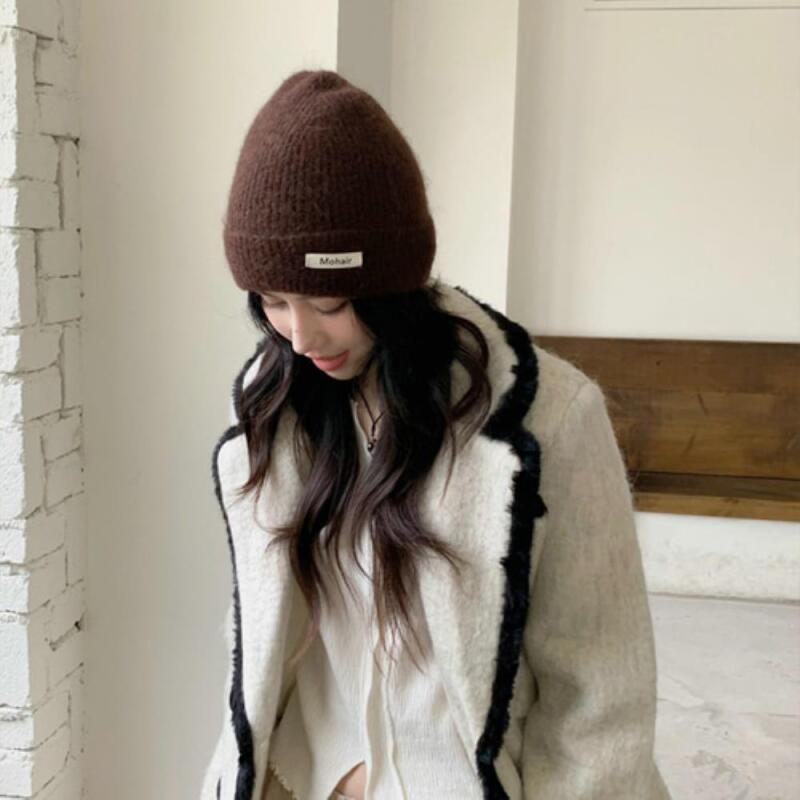 Women s Winter Modern Knit Golji Label Beanie C6469_Light Beige