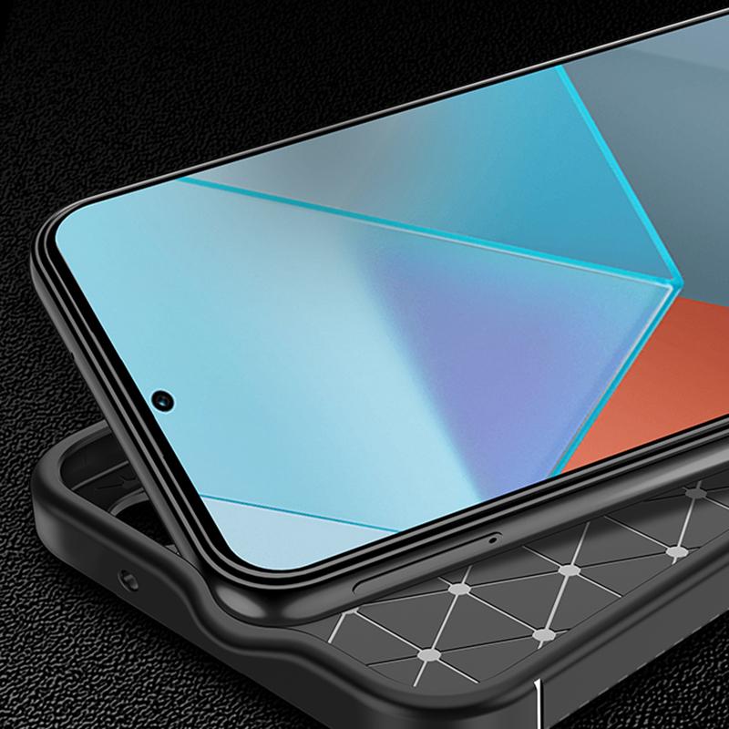 For Xiaomi Redmi Note 13 Pro 4G/Poco M6 Pro 4G TPU Case Phone Cover Carbon Fiber Texture