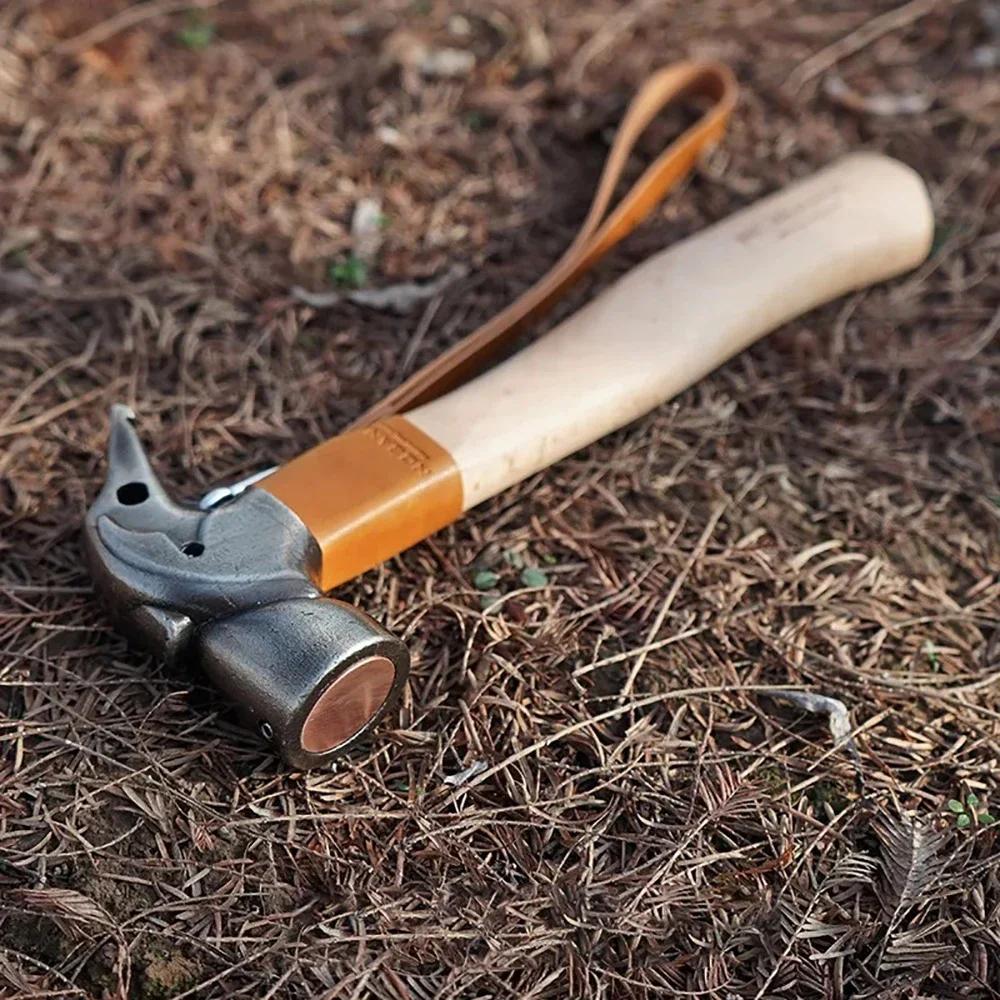 Stainless Steel Hammer for Outdoor Camping Multipurpose Portable Small Nail Hammers Professional Carpentry Hand Tool Accessories