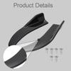 Premium ABS Plastic Car Corner Spoiler Diffuser Splitter Protector for Car Decorative Strip Accessories