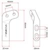 ZETA RACING CR YZ YZF SEROW KX KXF RM RMZ Handguard Mount Side Type Compatible with Armor Handguard Armor Handguards Aluminum Alloy Dirt Freak F5268