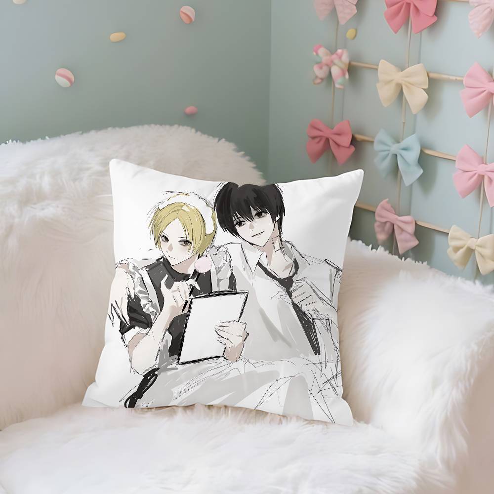 Nagumo And Shin Case Plush Fabric Soft Pillowcase Double Sided Print Cushion Cover Household Gifts