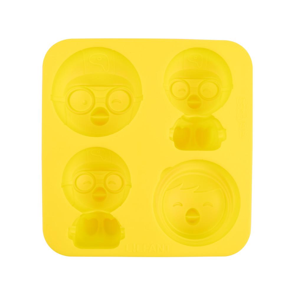 [pororomall] Силиконовая форма для льда с персонажем Пороро | Форма для детского питания и десертов