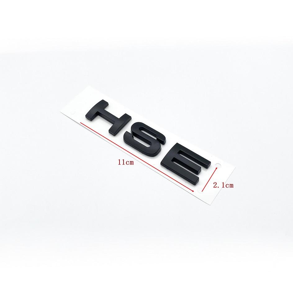 WDC5 New Car 3D ABS Letters Badge SPORT HSE Emblem for SUV Series Rear Trunk Tail Styling Sticker Accessories