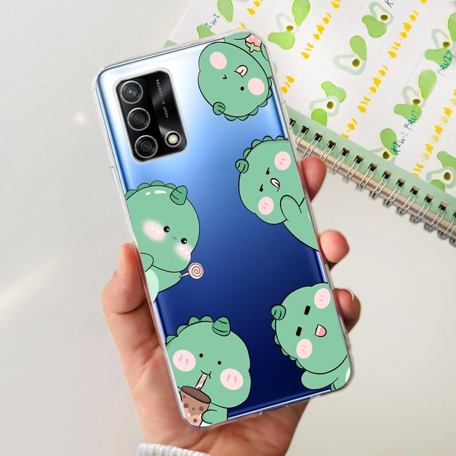 For OPPO A74 4G Case CHP2219 Cover Popular Flower Art Painted Soft Silicone Case For OPPO A95 4G Reno6 Lite CHP2365 OPPOA74 Etui