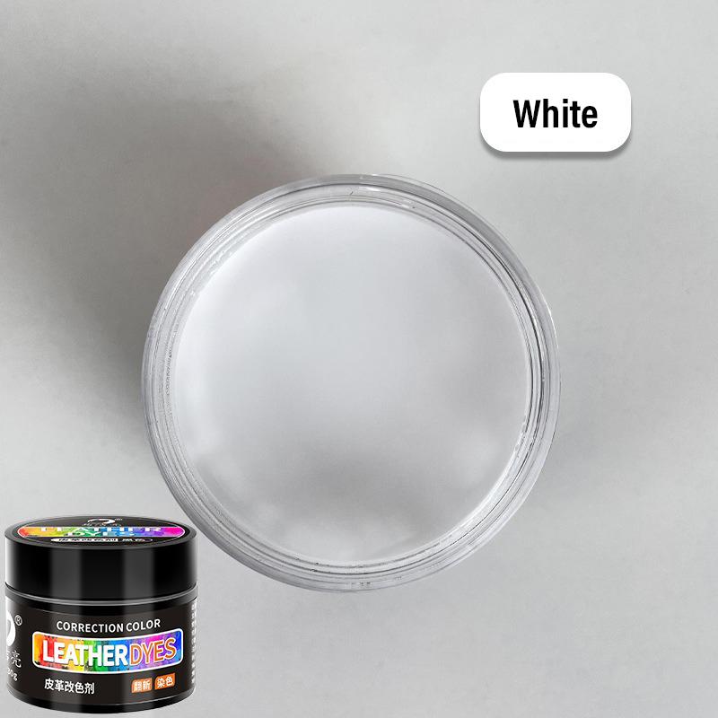 30ml Pintura para Cuero de Coche Crema para Zapatos Coloreado para Bolso Sofá Asiento de Coche Arañazo Tinte para Cuero Marrón Reparación Restauración Pintura de Cambio de Color