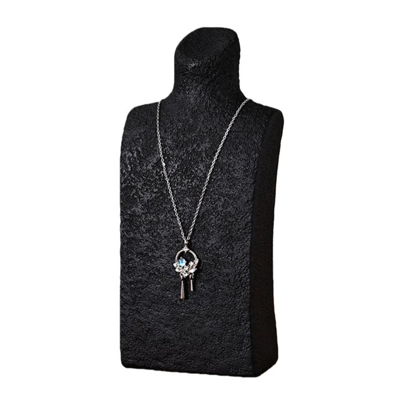 Sturdy Base Jewelry Holder with Thickened Support Ensuring Stability for Necklace Exhibition Secure Display