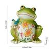 Solar Powered Frog Figurine Light Waterproof Cute Frog Night Light Creative Funny Frog Ornament Courtyard Decoration