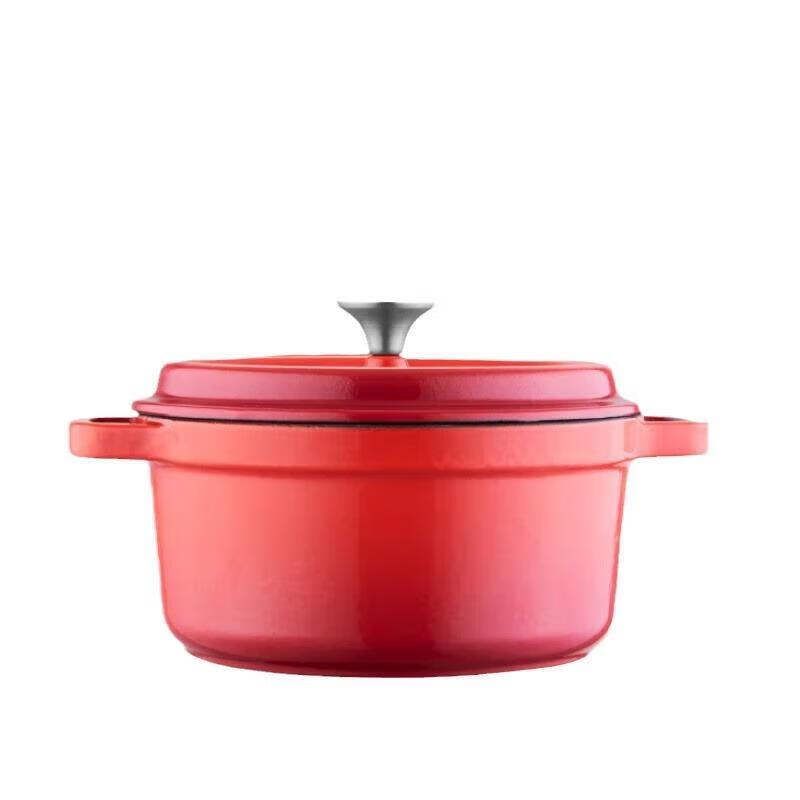 ASD TF22T1TG-R Cast Iron Enamel Soup Pot