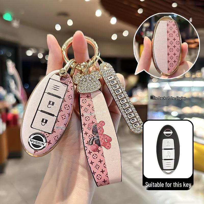 Nissan Sylphy, Teana, Qashqai, Tiida, Lannia, Bluebird Schlüsselhülle & Damenhandtasche