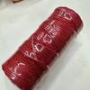 4mm Waterproof Hot Sale Colorful DIY Craft Twine Satin Cord Twisted Cord Natural Macrame Cotton Rope for Bags & Shoes
