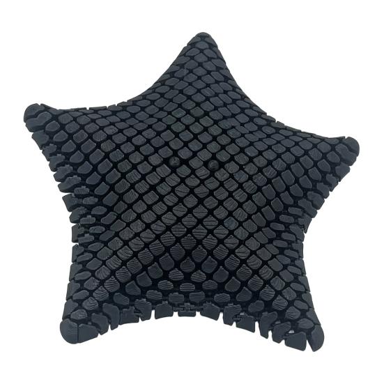 3D Printed Starfish Fidget Toy, Compact Palm-Sized Stress Relief Squishy Puzzle Toy, Flexible Durable Handheld Desk Decor Gift for Kids Adults