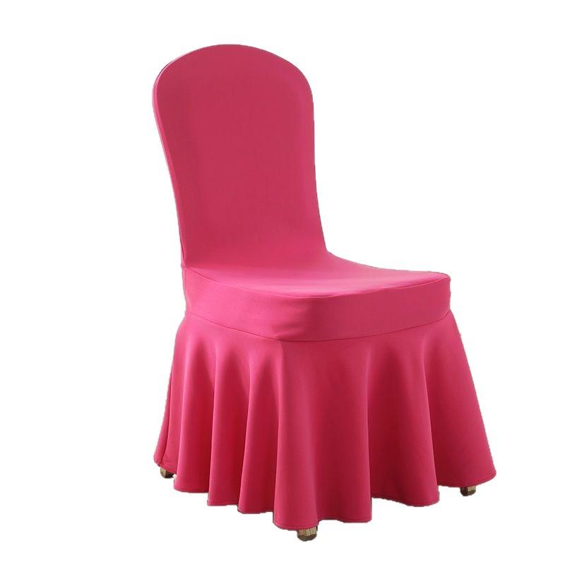 Sun Skirt Elastic Air Layer Chair Cover, Thickened Universal Chair Cover, Hotel Wedding Banquet Chair Cover