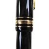 Very Good MONTBLANC Fountain Pen Meisterstück 147 Traveler Black Gold 14K Mens Used