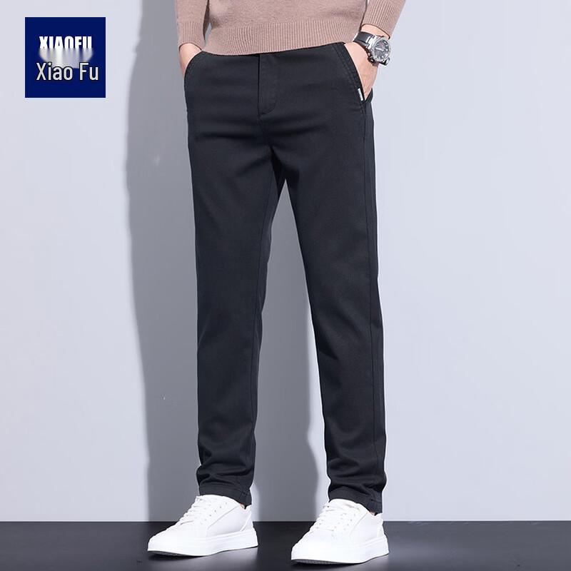 Men s Straight-Leg Business Casual Stretch Pants 29
