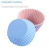 Silicone Muffin & Mousse Cake Cup Mold - 8.5g Thick, 7cm Diameter.