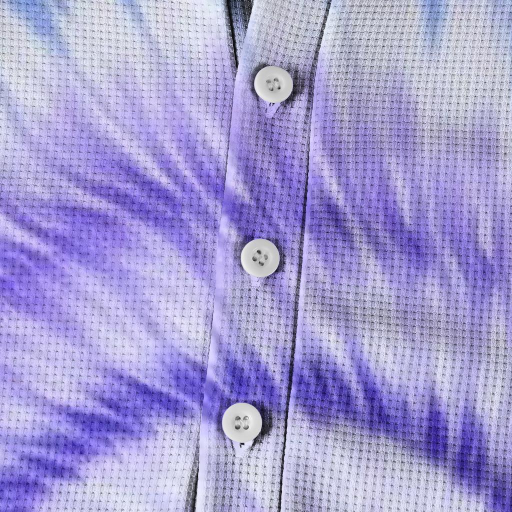 Men's Loose Casual Button Down Collar Long Sleeve Top