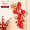 2026 Year of the Horse Spring Festival Chinese Knot Door Hanger - Wanzi Knot Ornament for Festive Atmosphere