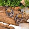 2Pcs Vintage Ethnic Bohemia Stone Setting Pendants For Women Earrings Necklaces Charms For Diy Making Jewelry Accessories