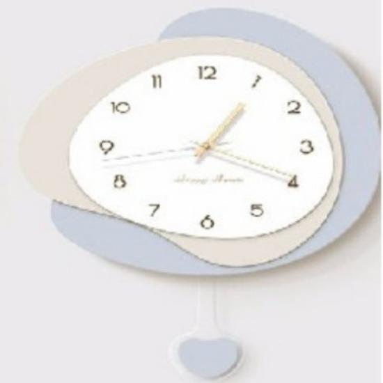 Cream Style Clock Living Room Wall Clock Fashion Artist Uses Silent Wall Clock High-end Clock Wall