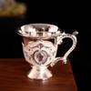 Beautiful Retro Teacup Style Zinc Alloy Exquisite Rhinestone Teacup Decor Home