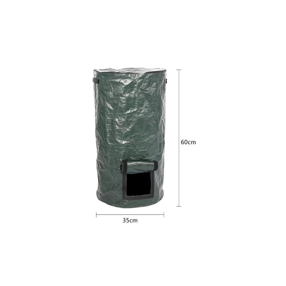 PE Compost Bag Environmental Organic Compost Bag Organic Waste Bag темно-зеленого