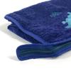 HERMES Horse print pile beach pouch Logo Clutch Bag Multi Pouch pile Navy