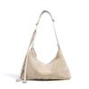 Autumn and Winter Suede New Versatile Portable Dumpling Bag Women's Design Sense Niche Leather Fashion Women's Crossbody Shoulder Bag