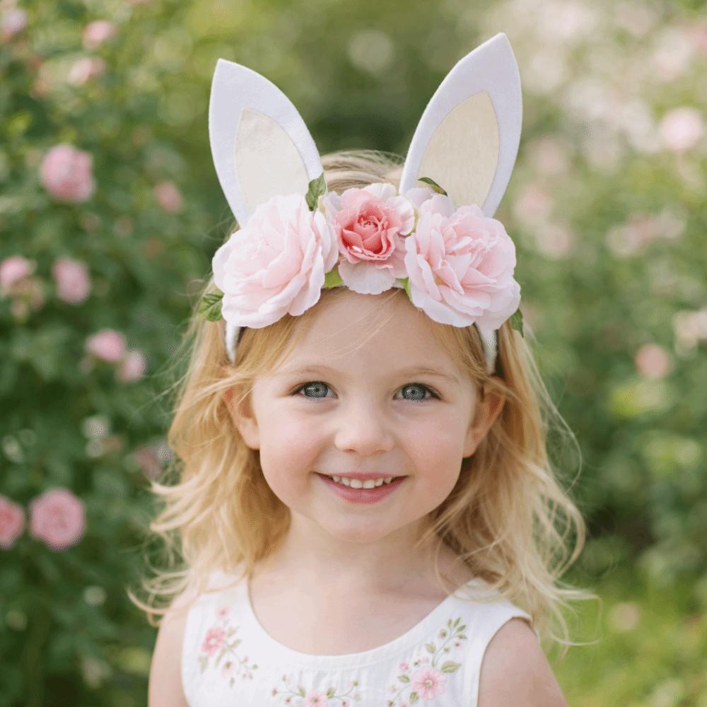 Non-slip Bunny Ears Hair Hoop Floral Decoration Cosplay Headbands  Holiday Decor