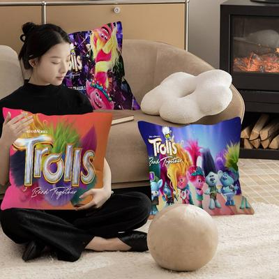 Klasický Film T-Trolls B-Band T-Spolu Javorový Design Povlak na Polštář Šťastná Podzimní Sklizeň Dekorace Sváteční Dekorace Povlak na Polštář